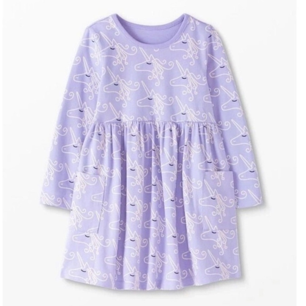 Hanna Andersson Unicorn Skater Dress 18-24M